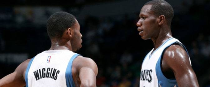 Pré-saison NBA : Gorgui Dieng démarre par un double-double face aux Lakers - wiwsport 1514236424 Gorgui Wiggins une